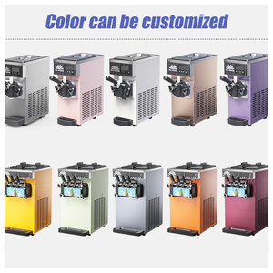 イタリア製業務用18-25L/H自動アイスクリームマシン 家庭用/業務用 新品 ソフトクリーム 高品質ステンレス鋼 220V アイス - Product Image 6