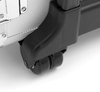 Mallette à roulettes pour bijoux de voyage de grande capacité-Chariot en aluminium robuste pour bibelot, rangement de collier et protection de collection
