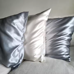 Taie d'oreiller en soie pure biologique de luxe en gros, 100% soie véritable tissée avec imprimé végétal, livrée dans une boîte pour la maison et l'hôtel - Product Image 4