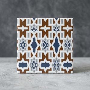 Moroccan Style Spanish Courtyard Tile 30x30cm Modern Kitchen Porcelain Design - Product Image 1