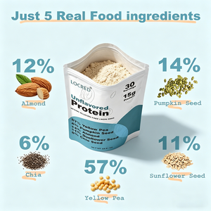Proteína Vegetal <span class=keywords><strong>Keto</strong></span>, Mezcla de Proteína de Nuez Pili, Guisante y Arroz, Sin Azúcar, Etiqueta Limpia, Suplemento de Proteína Vegana, Marca Privada - Product Image 5