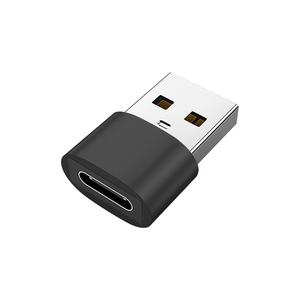 Adaptador Convertidor USB Tipo C a USB Portátil con Carcasa Metálica, Adaptador Tipo-C Macho a USB Hembra para Carga y Transferencia de Datos - Product Image 1