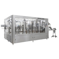 Ligne d'emballage de bouteilles en verre PET entièrement automatique 3 en 1 en aluminium pour boissons gazeuses