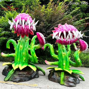 Modelo de <span class=keywords><strong>Chompers</strong></span> de simulación Mecánica Eléctrica de decoración de plantas realistas artificiales para exposición de Parque Jardín Playhouse - Product Image 3