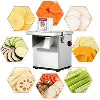 YYHB 200W 220V Commerciële groente- en fruit snijmachine, elektrische dicer, snijder en schaafmachine met laag geluidsniveau voor bakkerijen en restaurants