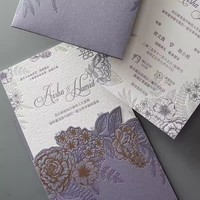 Cartes de visite/cartes postales/cartes de mariage/cartes de remerciement personnalisées de luxe recyclables écologiques de haute qualité