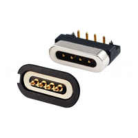 Conector de Carga Magnético Impermeable de 4 Pines Pogo M826 para Dispositivos Electrónicos, Dispositivos Médicos, IoT y Equipos para el Hogar Inteligente
