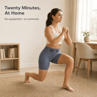 Shorts d'entraînement EMS pour une séance rapide de vingt minutes par jour dans votre chambre, à tout moment où vous pouvez vous offrir une telle séance.