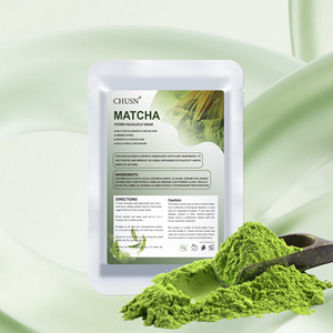 Mascarilla Facial en Polvo <span class=keywords><strong>de</strong></span> Matcha CHUSN para Desintoxicación y Antioxidante, Té Verde Purificante para SPA Facial, Venta al por Mayor para Salones, OEM, ODM, Marca Privada - Product Image 2