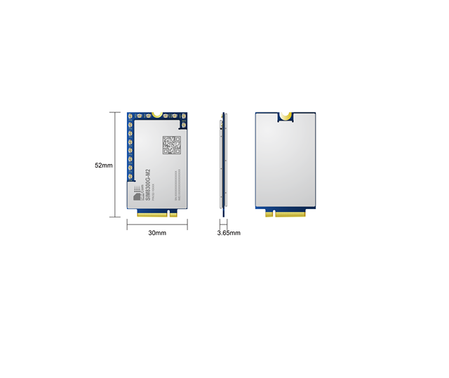 SIM8300G-M2 SIMCom 4G LTE Cat 4 Automotive Module for Telematics C-V2X T-Box IoT M2M Built-in GNSS at Commands