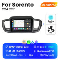 MEKEDE M6 PRO système Android QLED système audio multimédia de voiture pour KIA Sorento 2014 2017