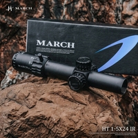 Aluminum Alloy Fast Focus 30mm HT1-5X24IR SFP IR Tactical Hunting Outdoor Shooting LPVO Waterproof Shockproof Scope