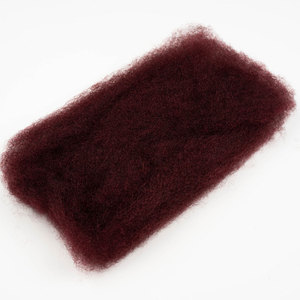 QVR brasiliano Afro crespo sfuso capelli umani Extensions colore naturale intrecciatura e Dreadlock capelli veri per lo Styling dei capelli - Product Image 3