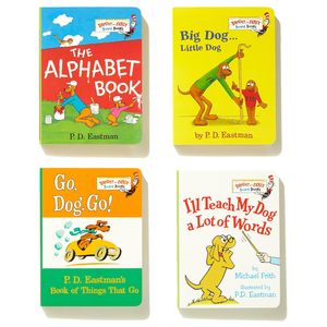 Petites boîtes rouges : Livres cartonnés pour la première enfance - Go Dog Go ; Big Dog Little Dog ; Livre de l'alphabet ; Je vais apprendre à mon chien beaucoup de mots ; Fabriqué en Chine - Product Image 4