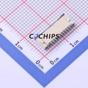 FC10-S10FCT-00 FFC/FPC Connector SMD,P=1mm,Horizontal Mount Connector Flip Cover Type Bottom Contact 10P 1mm - Product Image 2