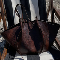 Bolso de Mano de Alta Calidad para Mujer, Diseño Clásico, Vegano, Portátil, para Viaje u Oficina