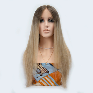 Perruque Lace Frontale en Cheveux Humains Remy Vierges 100% Russes, Qualité Usine Directe, avec Toppers, Design Central, Filet, pour Femmes, Ondulations Body Wave et Water Wave - Product Image 5