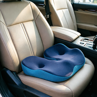 Coussin de siège ergonomique antidérapant en forme de U avec logo personnalisé, protection du coccyx, rembourrage en mousse à mémoire de forme, coussinets de siège pour soulager la pression