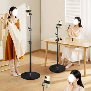 Soporte de Micrófono de Piso Ajustable de 2.1M, Duradero, con Diseño Dos en Uno y Rotación de 360 Grados, Fácil de Usar para Estudio de Cámara - Product Image 6