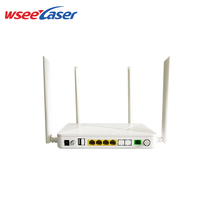 İyi Satışlar Yapan XPON ONU Router, CATV RF POTS VOIP AC WiFi 5 4GE+VOIP+CATV  FTTH Fiber Optik Terminal