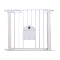 Barrière de sécurité pour enfant, barrière pour bébé, installation facile, clôture transparente en PVC pour animaux domestiques, fixation par pression, sans perçage, barrière de sécurité pour bébé pour les ouvertures de portes intérieures, les escaliers