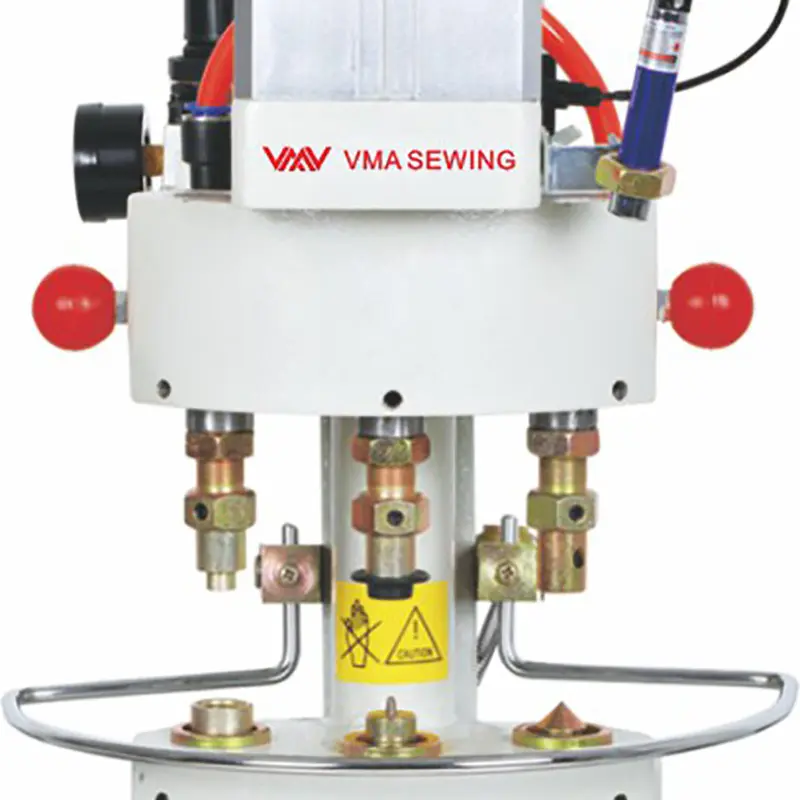 VMA V-T818P-3 공압 3 헤드 자동 스냅 버튼 부착 산업 기계