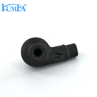 Buse vortex en carbure de silicium KUMEA, buse cyclonique SiC à filetage externe, embout de pulvérisation pour refroidissement et dépoussiérage pour épurateur humide