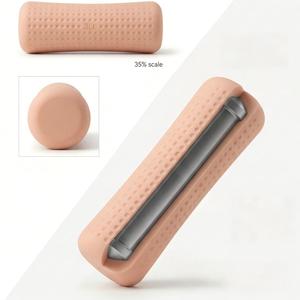 Haltères en silicone écologiques personnalisables de 3 lb pour la maison, le yoga, le Pilates et le remodelage corporel – Poids d'exercice silencieux et antidérapants - Product Image 3