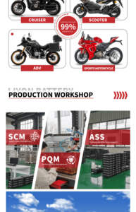 Batería de Litio para Motocicleta LP7, 12.8V 3AH, Libre de Mantenimiento, para Motocicletas de 2 Ruedas, Scooters, ATV, UTV - Product Image 4