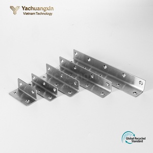 Outils de quincaillerie, connecteur plat en acier inoxydable en forme de L pour la construction - Product Image 2