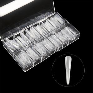 150 Pièces Formes Doubles Transparentes pour Extension Rapide – <span class=keywords><strong>Faux</strong></span> <span class=keywords><strong>Ongles</strong></span> à Presser pour <span class=keywords><strong>Gel</strong></span> UV - Product Image 6