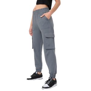 Pantalones Deportivos Personalizados para Mujer, Pantalones de Trabajo de Cintura Elástica de Alta Calidad, Pantalones Cargo Económicos para Mujer con Bolsillos Laterales - Product Image 3