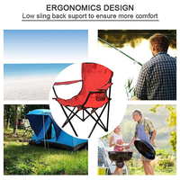Chaise de plage pliable légère en fer, design durable et écologique, pour activités de camping et de sport en extérieur, style lune