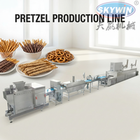 Skywin2026 Nouvelle Machine Automatique d'Extrusion de Biscuits et de Bretzels, Ligne de Production de Boulangerie à Base de Lait