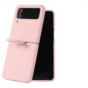 เคสโทรศัพท์ Xiaomi สีชมพู วัสดุ TPU PC พร้อมหน้าจอ E-Ink และขาตั้งแบบแถบ ดีไซน์สีพื้น - Product Image 2
