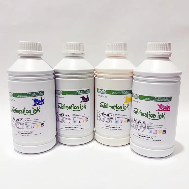 Klarfarbiger digitaler Druck Textilwärmeübertragung Tinte Farbstoff Sublimationstinte für Epson Arbeitskräfte-Drucker