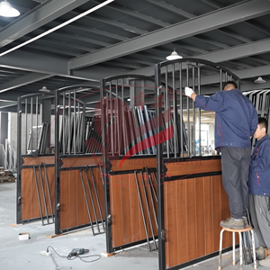 Box per <span class=keywords><strong>Cavalli</strong></span> Portatili e Rimovibili <span class=keywords><strong>con</strong></span> Tetto Serie di Lusso Stalle Temporanee Durevoli in Acciaio - Product Image 5