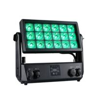 Projecteur LED PAR IP65 18x20W RGBWA+UV sur batterie, avec contrôle Wi-Fi sans fil via application, pour éclairage de scène, mariages, DJ et événements