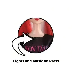 สินค้าใหม่มาถึง ตุ๊กตา PVC อนิเมะ K-Witch Hunt Group ตุ๊กตาขนนุ่ม ตัวเต็ม 3 มิติ ตา 3 มิติ ข้อต่อขยับได้ 15 จุด พร้อมเพลงธีม ขนาด 32 ซม. ของเล่นเพื่อความบันเทิง - Product Image 4