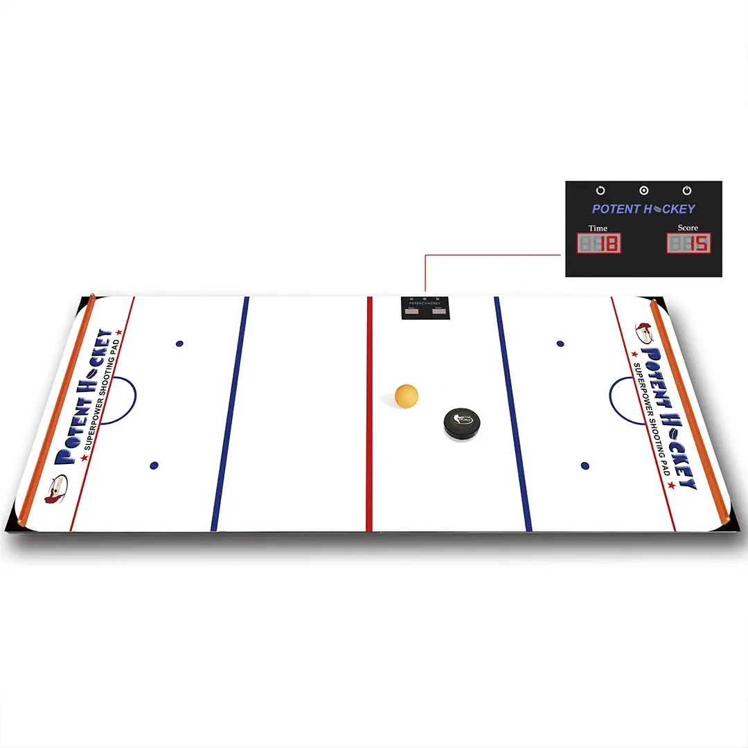 New PE EVA Trắng Đi Qua Puck Kiểm Soát Ice Hockey Shooting Pad