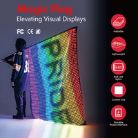 Pantalla LED Portátil P20-0.96X1.4m, Ultrafina de 7mm, Plegable, a Todo Color, Resistente al Agua IP54, Brillo de 1000cd, Personalizable