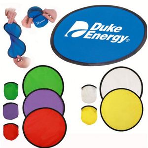 Disco Volador Plegable de Nailon Redondo con Logotipo Personalizado para Exteriores, Ideal para Regalos Promocionales - Product Image 4