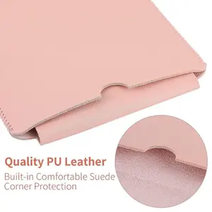 Housse de clavier sans fil en cuir PU pochette de clavier de voyage sac de rangement étui de protection antichoc pour Logitech <span class=keywords><strong>K380</strong></span> - Product Image 6