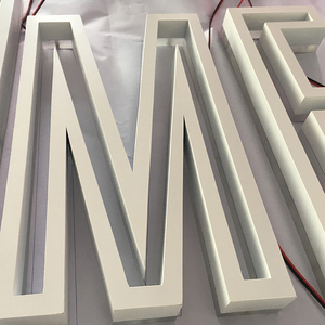 Led comercial Halo iluminado blanco hueco acrílico 3D Buchstaben retroiluminada <span class=keywords><strong>Barbero</strong></span> tienda signo carta - Product Image 5