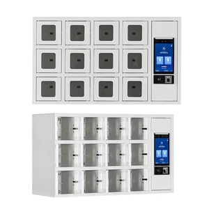 Casier <span class=keywords><strong>pour</strong></span> smartphone avec reconnaissance faciale, écran 7 pouces, casier de recharge électronique <span class=keywords><strong>pour</strong></span> l'école et la salle de sport, système de stockage sécurisé - Product Image 5