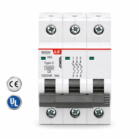 Disjoncteur miniature LS ELECTRIC BK63H 3P 4P 16A Courbe C Protection contre les surcharges et les courts-circuits UL CE CB Stock usine disponible