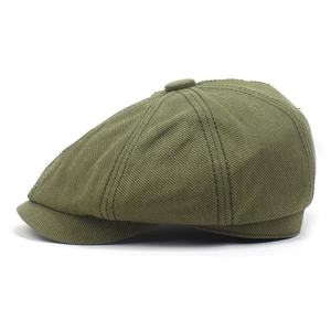 Adulte meilleure qualité personnalisé <span class=keywords><strong>Peaky</strong></span> <span class=keywords><strong>Blinders</strong></span> chapeau uni coton béret chapeau pour les femmes été - Product Image 3