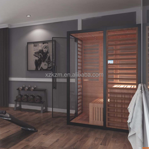 Sauna Portátil Eléctrica de Madera Sólida para Interiores, para Bienestar, Yoga, Entrenamiento, Spa en Casa con Infrarrojos Lejanos, Cromoterapia, Uso en Villas - Product Image 6