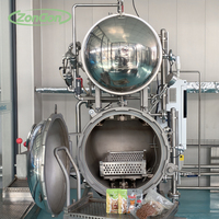 Autoclave pilote de petite taille de 200 litres pour la stérilisation d'essai, usine de fabrication, usine alimentaire et de boissons, pulvérisation d'eau