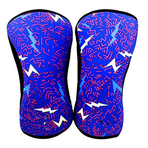 2026 Custom Size 7mm Compression Weightlifting Knee Sleeve Powerlifting Support Cotton Flexible Custom Logo Drop Shipping - Product Image 5